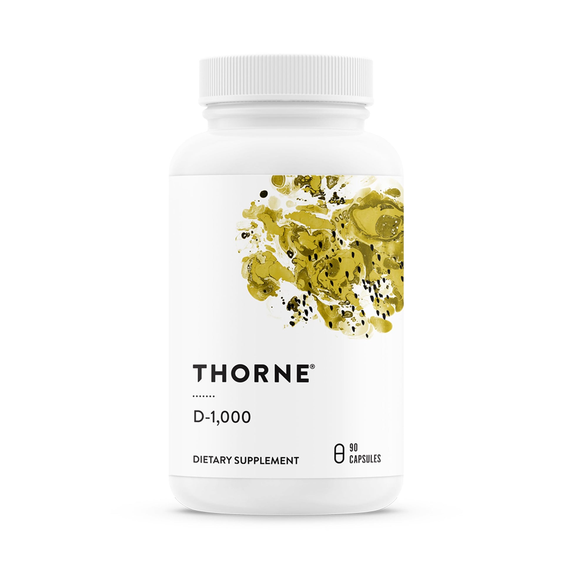 THORNE - Vitamin D3 Supplement - Supports Healthy Bones, Teeth, Muscles, Cardiovascular & Immune Function* - Gluten, Dairy & Soy-Free - 1,000 IU - 90 Servings THORNEBuy Supplements Australia