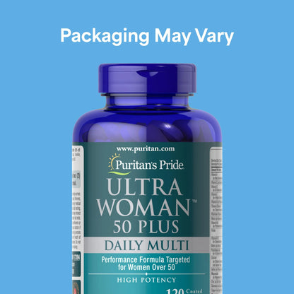 Puritan's Pride Ultra Woman 50 Plus High Potency Performance Time Release Daily Multivitamin with Zinc Puritan's PrideBuy Supplements Australia