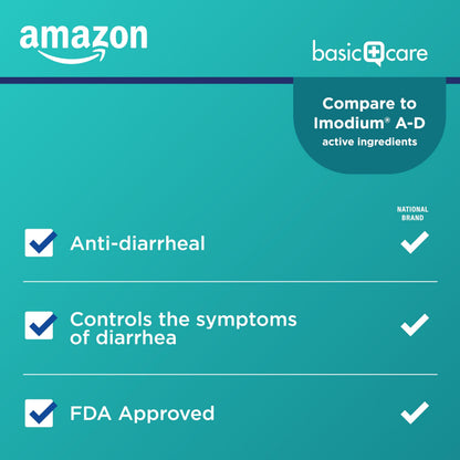 Amazon Basic Care Loperamide Hydrochloride Tablets, 2 mg, Anti-Diarrheal, 24 Count (Pack of 1) Amazon Basic Care buy supplements Au