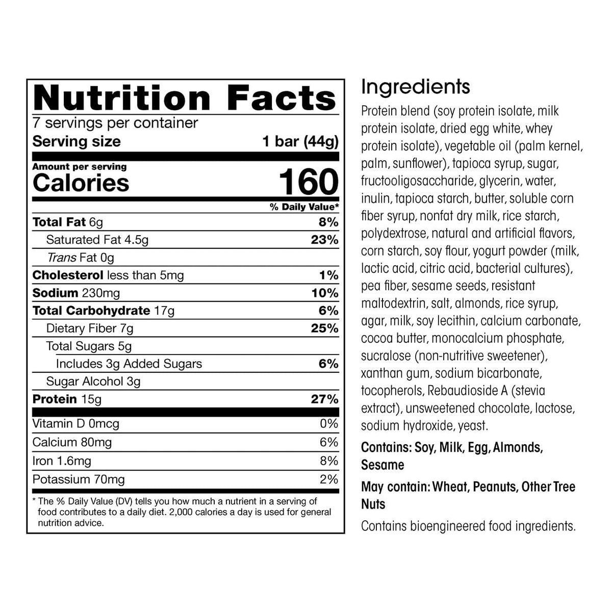 WonderSlim Protein & Fiber Bar, Salted Toffee Pretzel, 15g Protein, 7g Fiber, Gluten Free WonderSlimBuy Supplements Australia