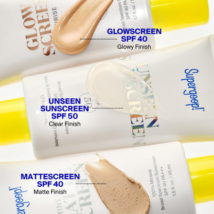 Supergoop! Glowscreen SPF 40, Sunrise (Champagne Glow) - 1.7 fl oz - Glowy Primer + Broad Spectrum Tinted Sunscreen