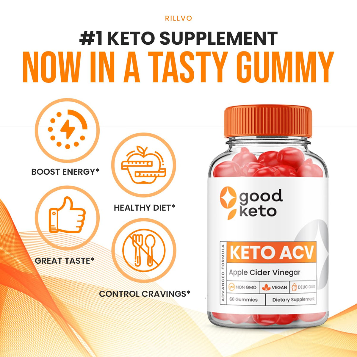 (2 Pack) Good Keto ACV Gummies - Official - Keto Good ACV Advanced Formula Plus Apple RillvoBuy Supplements Australia