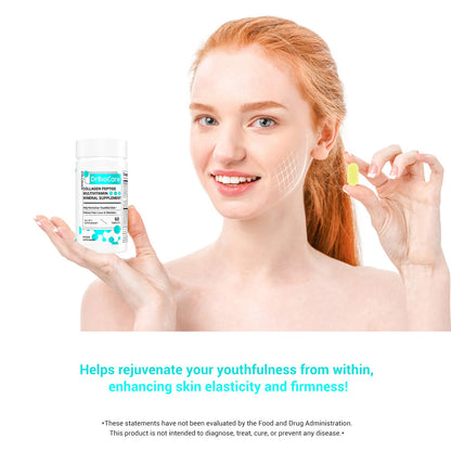 DrBioCare Collagen Peptides for Women, Beauty Vitamin & Mineral Supplement,Contains Vitamin D3, Probiotics for Women & Collagen Peptides,Vitamin B Complex,Vitamin E 180 Tablets DrBioCareBuy Supplements Australia