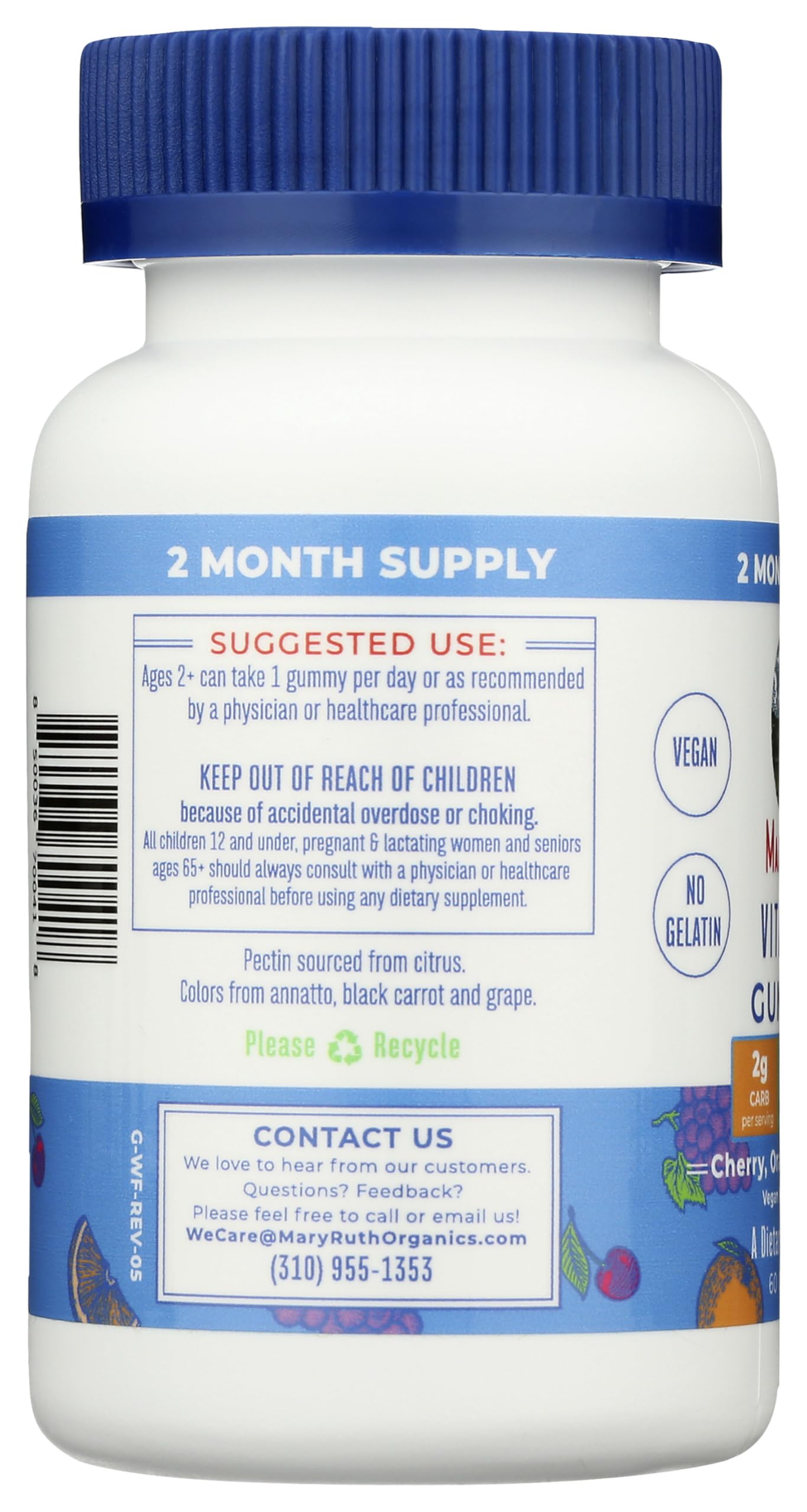 MaryRuth Organics Vitamin C Gummies | Supplement for Immune Support & Overall Health | Immune Support Supplement | Vitamin C for Adults & Kids | Vegan | Non-GMO | 60 Servings MARYRUTH'SBuy Supplements Australia