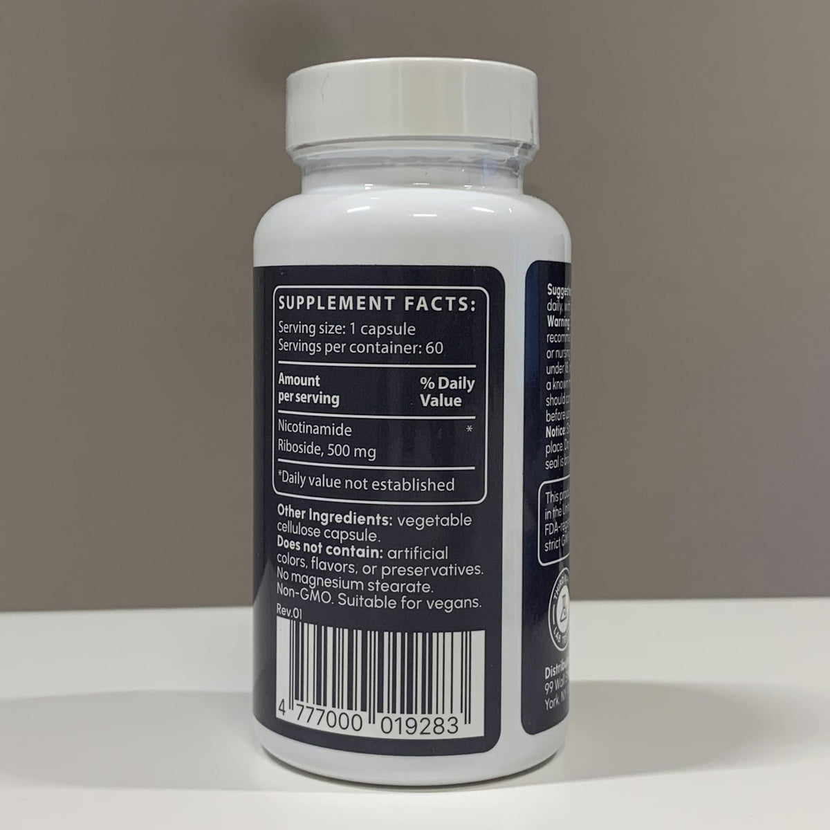 partiQlar NR Supplement - High Purity Nicotinamide Riboside Capsules - NAD+ Booster for Anti-Aging, Cellular Energy & Repair