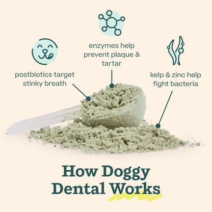 Woof Doggy Dental Pupsicle Mix - Dog Teeth Cleaning Powder for The Pupsicle - Long Lasting Postbiotic Dental Enzyme Mix to Support Oral Health for Dogs WOOFBuy Supplements Australia