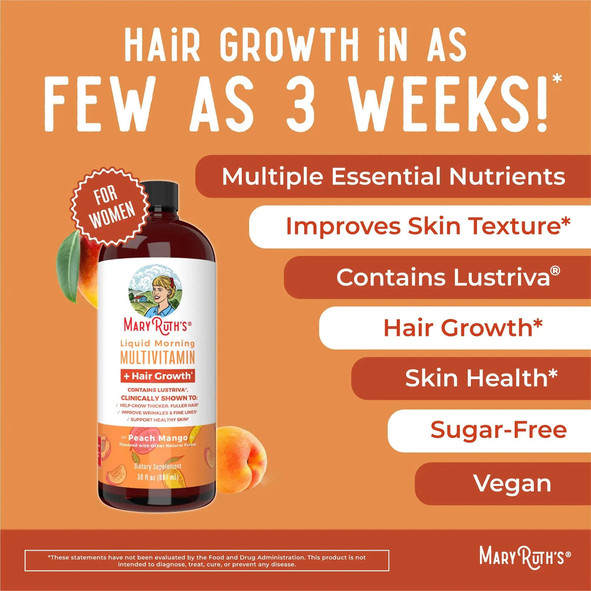 MaryRuth Organics Morning Multivitamin Hair Growth Bundle MARYRUTH'SBuy Supplements Australia