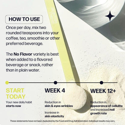 Sparkle Wellness VERISOL Bioactive Hydrolyzed Collagen Peptides | Collagen Powder Supplement with Vitamin C & Hyaluronic Acid for Hair, Skin, and Nail Health | Skin Boost Plus (No Flavor) [30-Serves] Sparkle WellnessBuy Supplements Australia