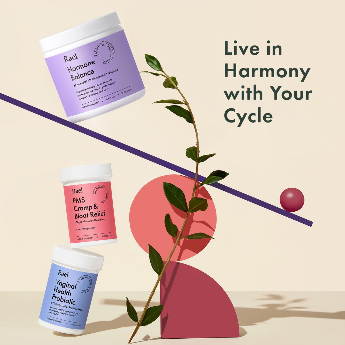 Rael Probiotics for Women - Supplements, Digestive Enzymes, Prebiotics, pH Balance, Vaginal Odor & Flora RaelBuy Supplements Australia