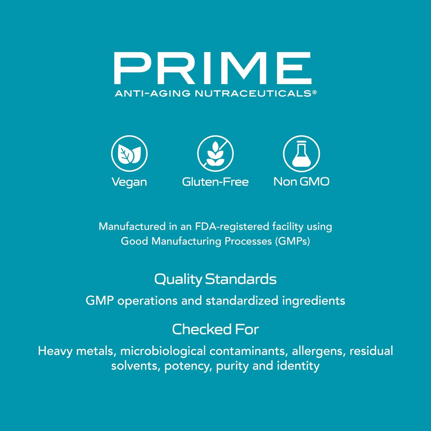 PRIME Anti-Aging Nutraceuticals NAD+ – Nicotinamide Riboside & Pterostilbene Supplement for Cellular Energy, Healthy Aging & Vitality, Vegan, Gluten-Free, 30 Servings PRIMEBuy Supplements Australia
