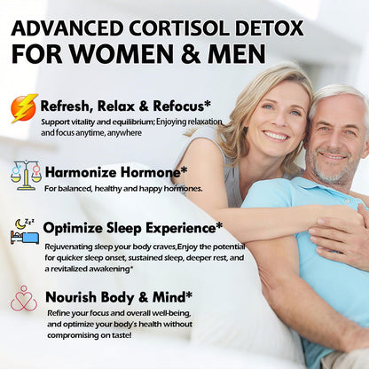 Cortisol Supplements for Women & Men, Cortisol Reducer Manager Detox Liquid Drops Extra Strength Magnesium Glycinate 200mg, L-Theanine & Ashwagandha丨Hormone Balance, Relaxation & Recess Mood GLOVVUUPBuy Supplements Australia