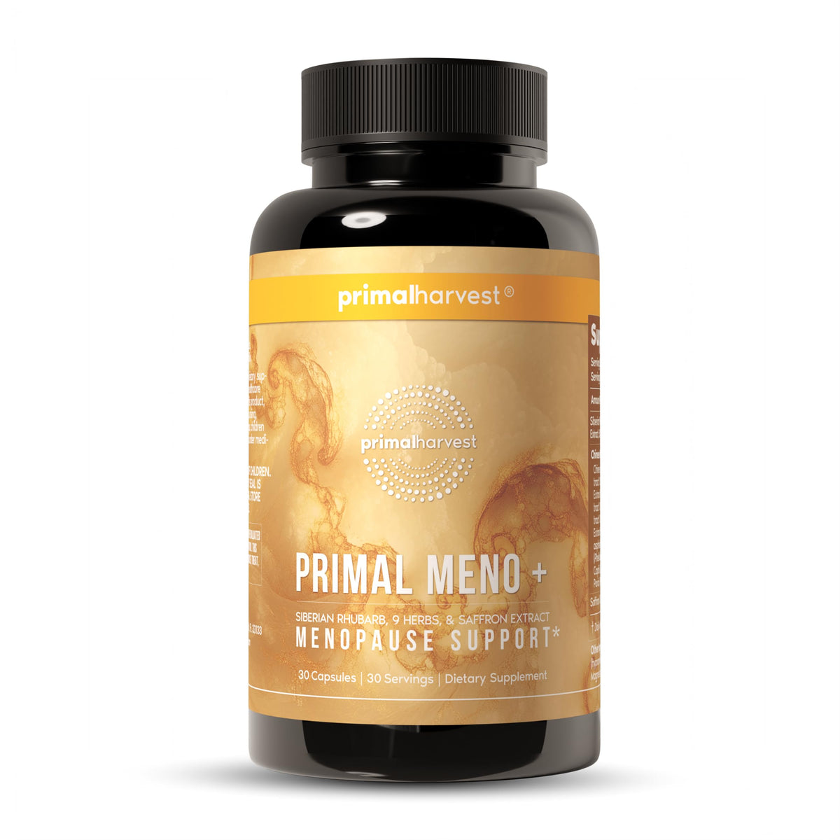 Primal Harvest Meno+ Menopause Support with Saffron & Chinese Herbs Support Mood, Menopausal Symptom Relief, & General Well-Being (1 Pack) Primal HarvestBuy Supplements Australia