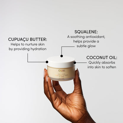 OUAI St. Barts Travel Bundle - Includes Travel Size Scalp & Body Scrub, Foaming Shower Gel, Hydrating Cream, and Hair & Body Mist (4 Count, 3.4 Oz/3.4 Oz/3 Oz/3.3 Oz) OUAIBuy Supplements Australia