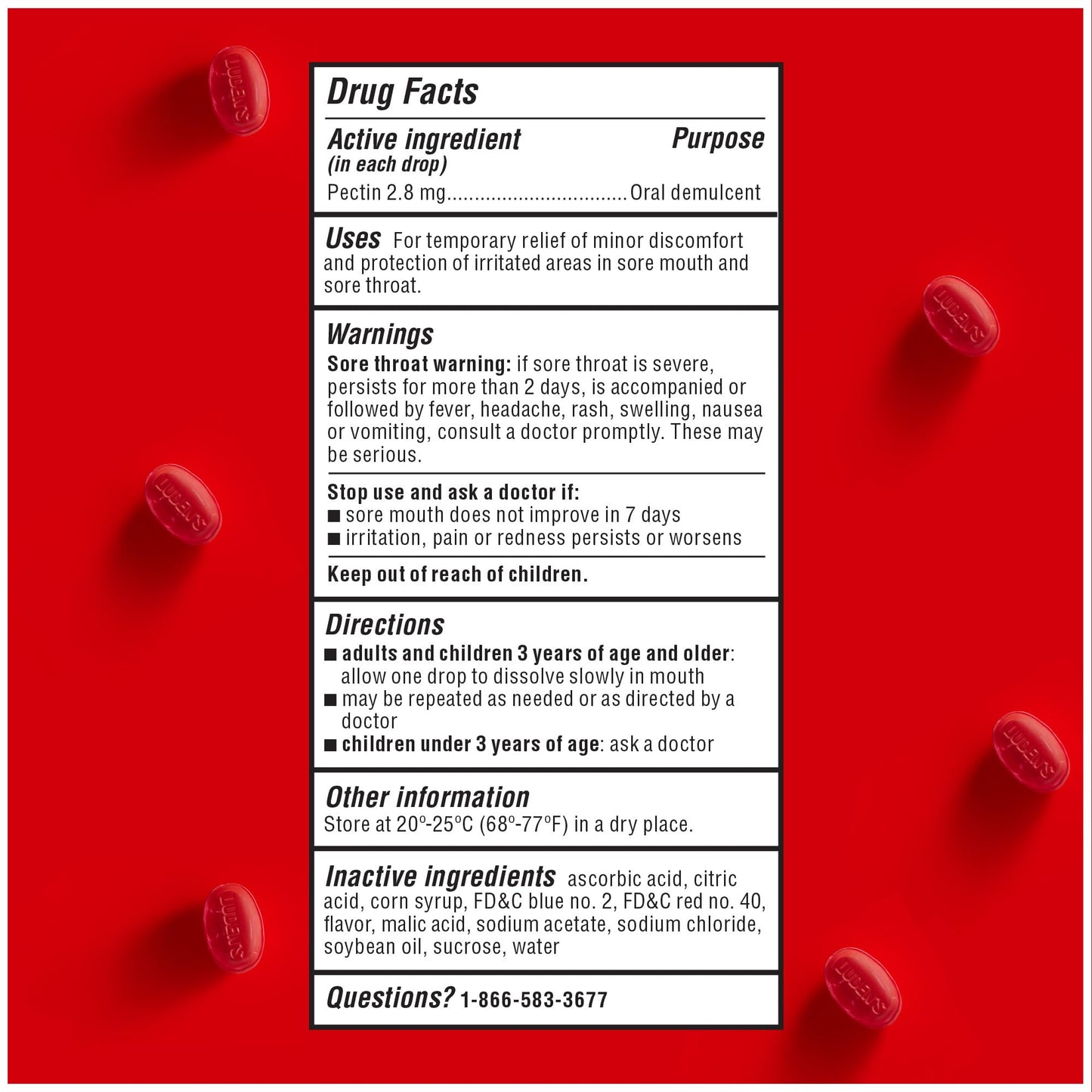 Luden's Sore Throat Relief Lozenges for Minor Everyday Irritation & Dry Mouth, Wild Cherry Flavored Drops, 30 Count Luden's buy supplements Au