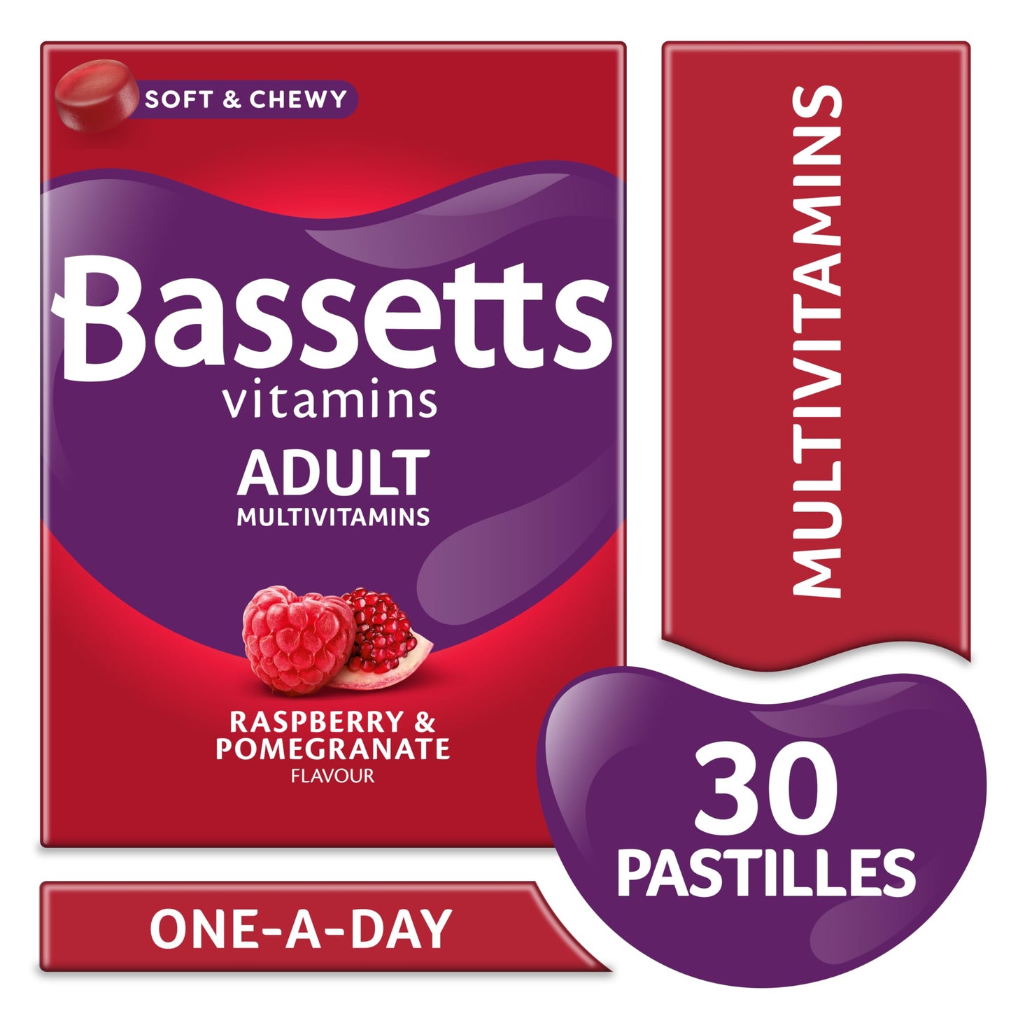 Bassetts Vitamins Adults Multivitamins 30's, 97.2 g Bassetts VitaminsBuy Supplements Australia