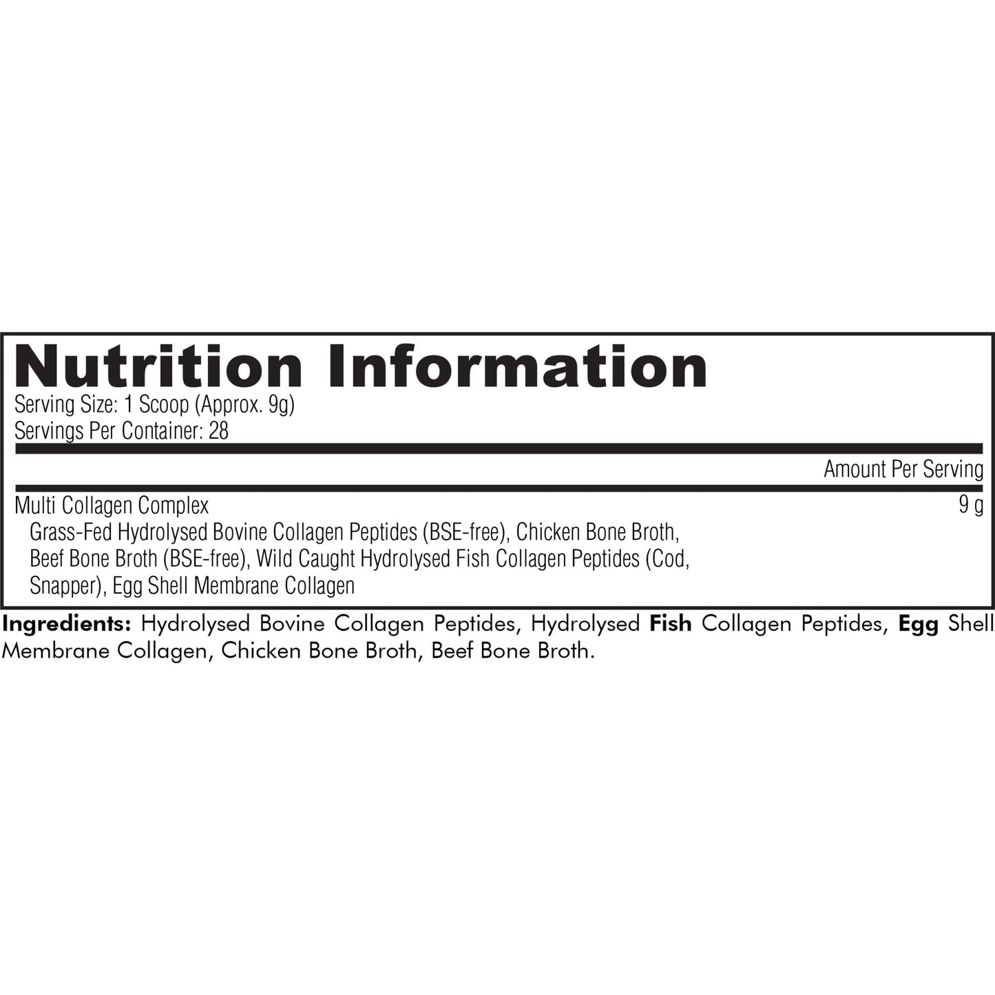 Codeage Multi Collagen Protein Powder Peptides, Hydrolyzed, Type I, II, III, V, X Grass Fed All in One Super Bone CodeageBuy Supplements Australia