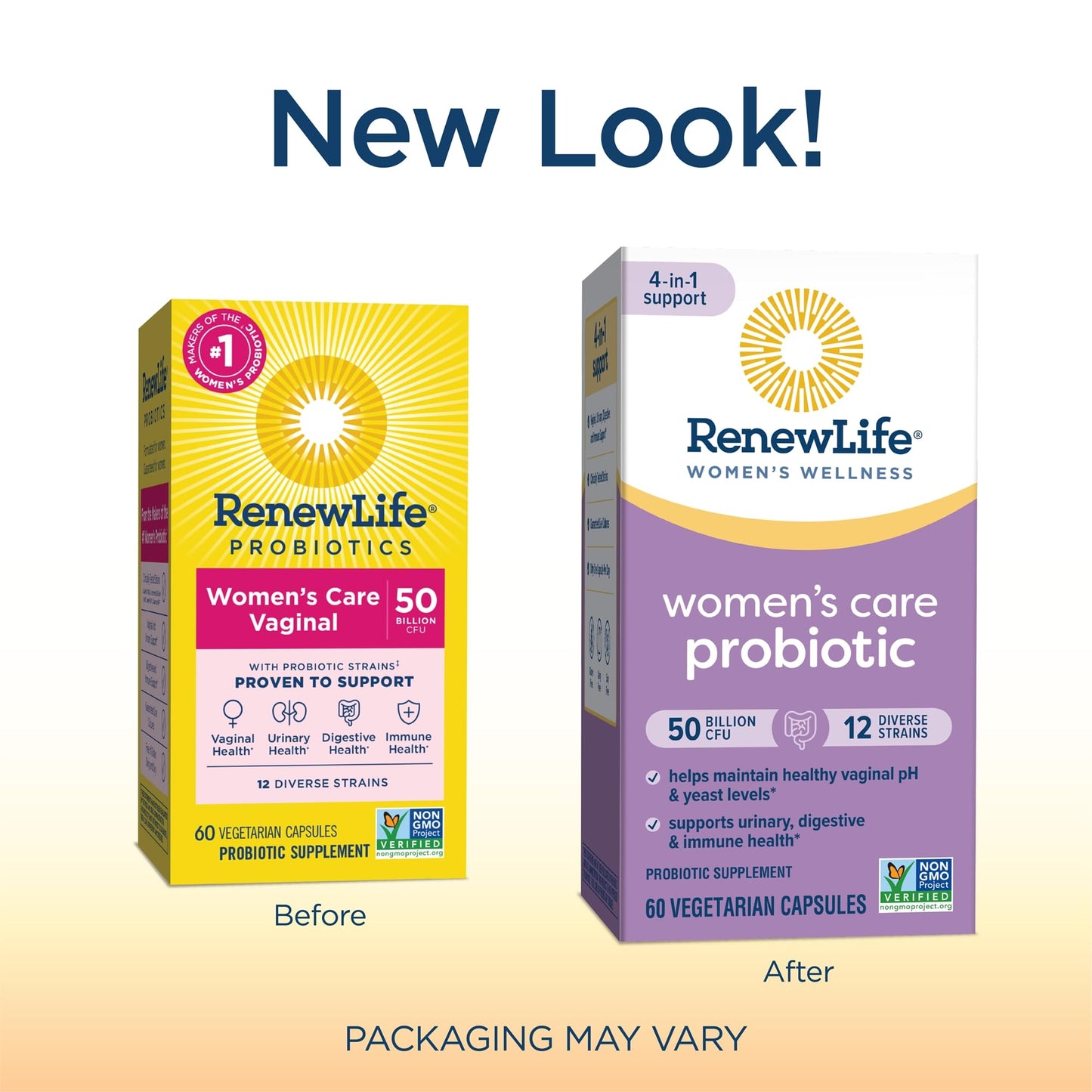 Renew Life Women's Probiotic Capsules, 50 Billion CFU Guaranteed, Supports Vaginal Renew LifeBuy Supplements Australia