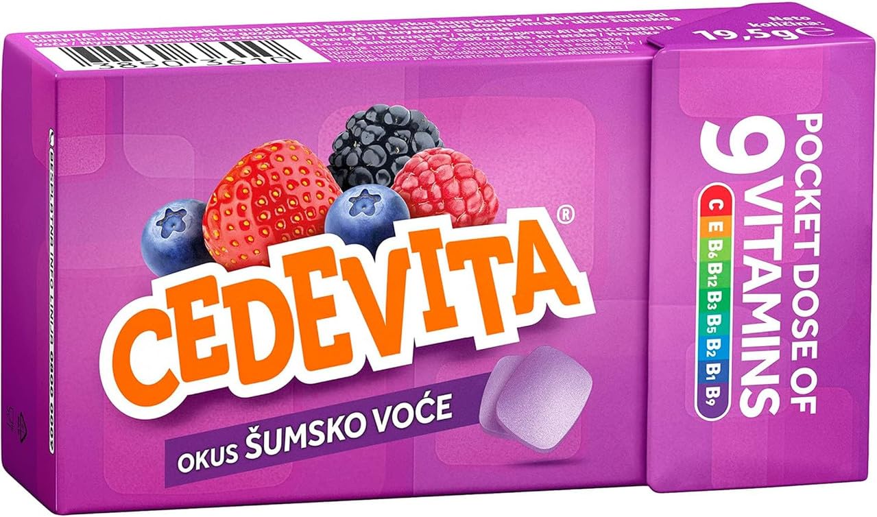 Cedevita Multivitamin Healthy and Sweet Candies - Pack of 8 (Forest Fruit) SORINABuy Supplements Australia