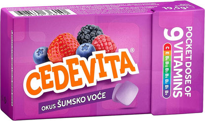 Cedevita Multivitamin Healthy and Sweet Candies - Pack of 8 (Forest Fruit) SORINABuy Supplements Australia