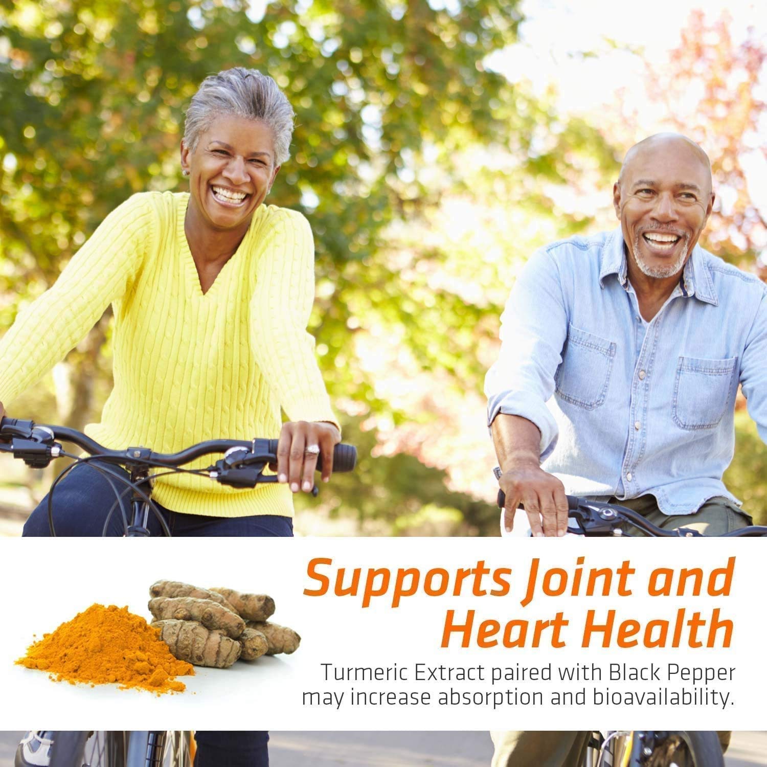 Turmeric Curcumin with BioPerine & Ginger 95% Standardized Curcuminoids