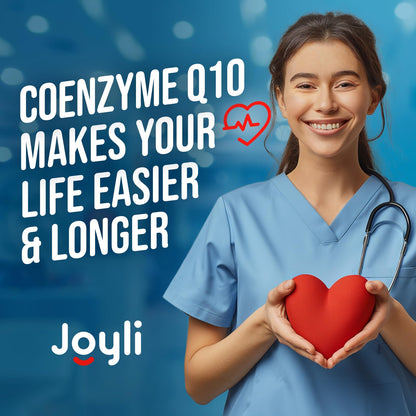High Absorption CoQ10 500MG - Co Q 10 Supplement 120 Softgels for Heart Health&Energy Production - Enhanced CoQ10 Nutritional Supplements with Coenzyme Q10 - Alternative to coq10 400mg softgels JOYLI NutritionBuy Supplements Australia