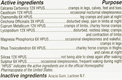 Hyland's Leg Cramps PM Tablets 50 ea 50 Count (Pack of 2) Hyland'sBuy Supplements Australia