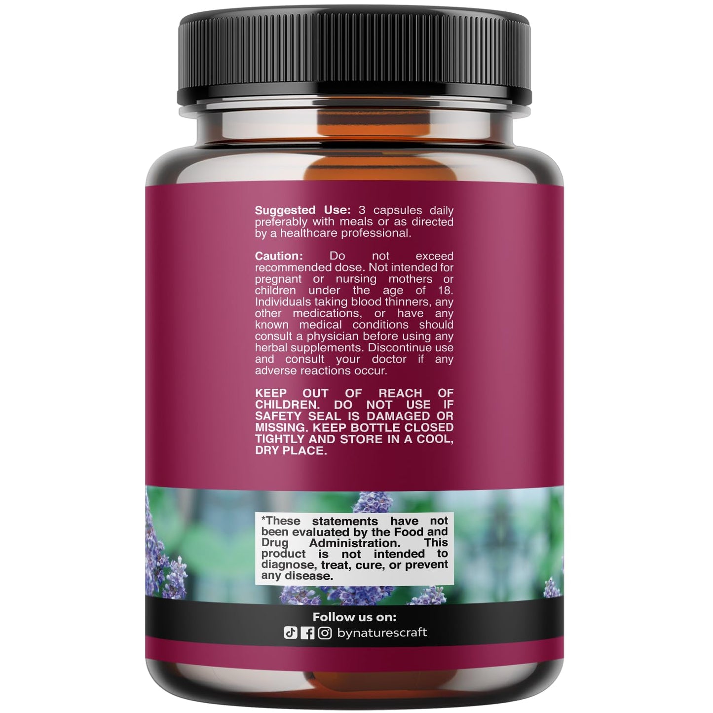 Complete Herbal Menopause Supplement for Women - Soy Free Female Hormone Balance Capsules for Night Sweats Hot Flashes & Mood Swings with Dong Quai, Chaste Berry & Black Cohosh Root - 75 Count Natures CraftBuy Supplements Australia