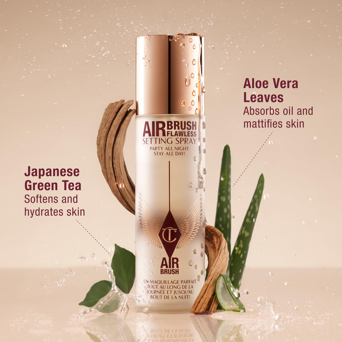 Charlotte Tilbury Airbrush Flawless Setting Spray - Ultra-Fine Hydrating Mist to Prime