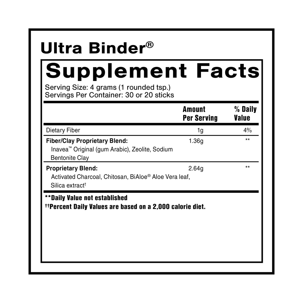 Quicksilver Scientific Ultra Binder Powder - Multi Binder with Bentonite Clay, Zeolite Detox & Charcoal - Supplement for Gut Support & The Body's Toxin Removal Process (120g) Quicksilver ScientificBuy Supplements Australia