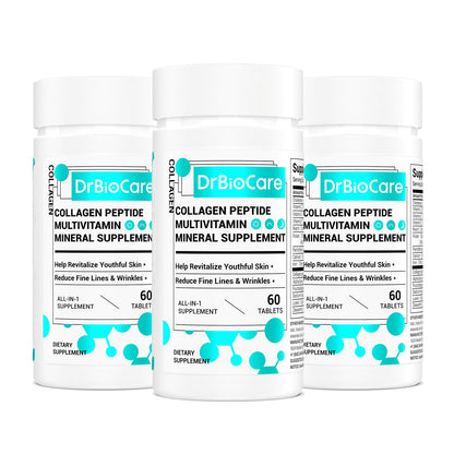 DrBioCare Collagen Peptides for Women, Beauty Vitamin & Mineral Supplement,Contains Vitamin D3, Probiotics for Women & Collagen Peptides,Vitamin B Complex,Vitamin E 180 Tablets DrBioCareBuy Supplements Australia