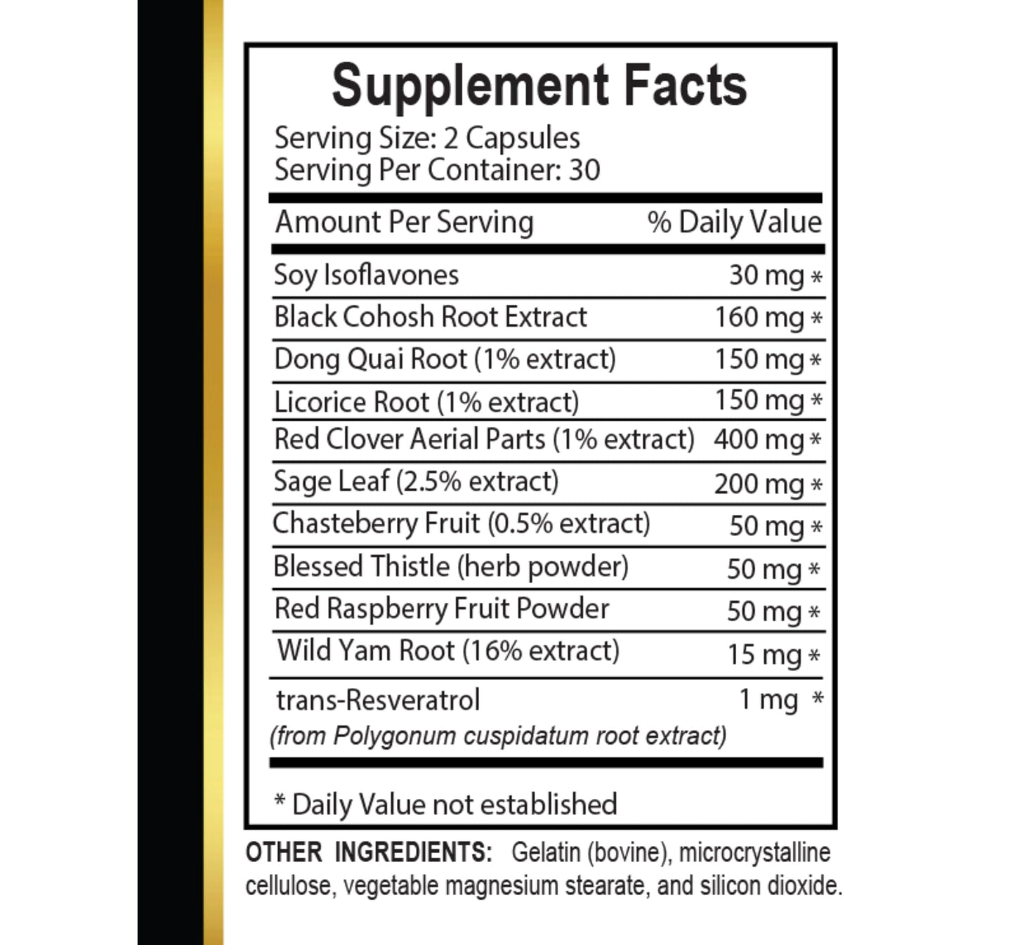 MENOPAUSE SUPPORT SUPPLEMENT - Perimenopause Supplements Women for Hot Flashes, Menopause Support, Supplement for Women Supports Hormone Balance with Black Cohosh - 1 Bottle 60 Capsules OLANTA TRADE SOLUTIONBuy Supplements Australia