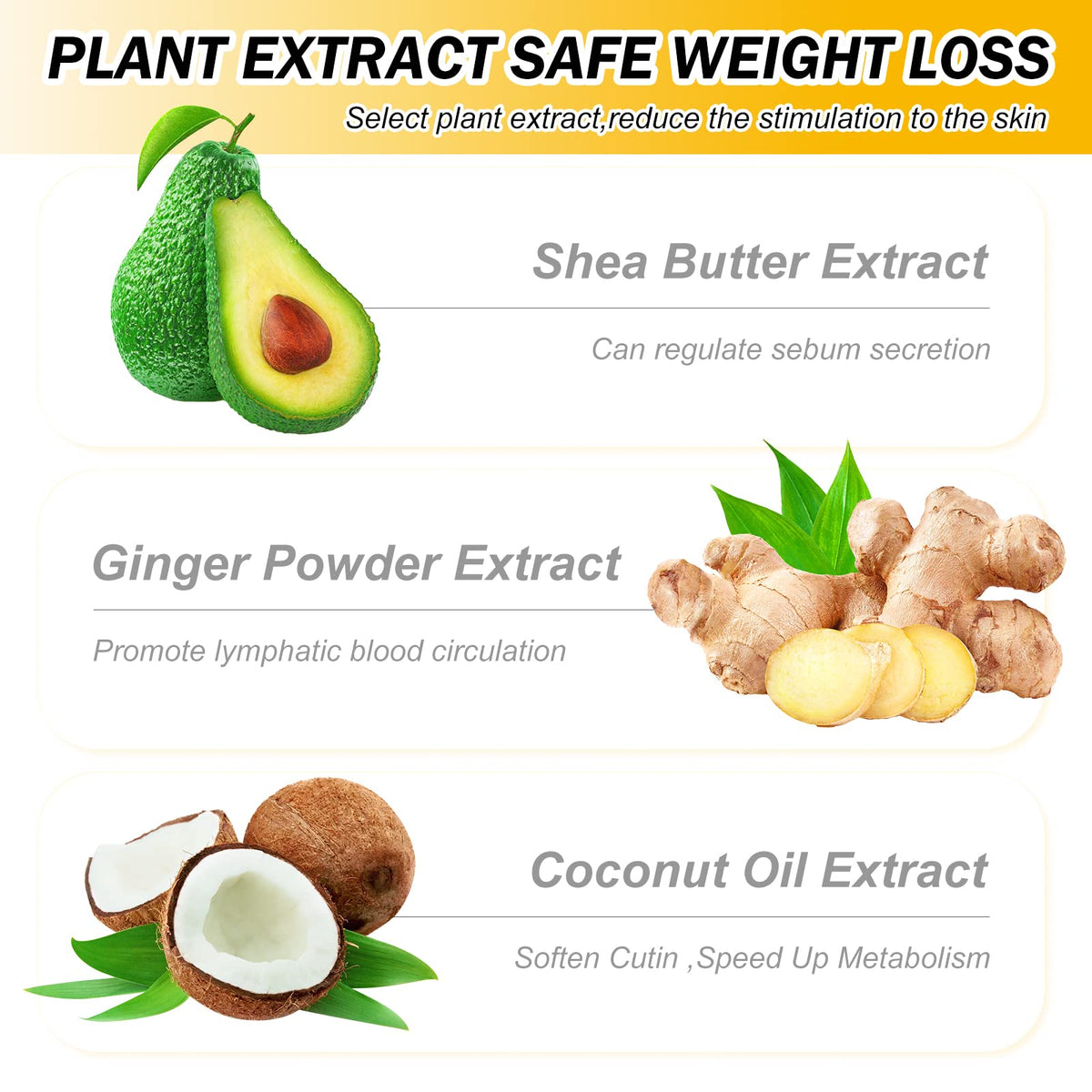 VOGSIG Anti Cellulite Slimming Cream Gel, Hot Cream, Ginger Fat Burning Weight Loss Full VOGSIGBuy Supplements Australia