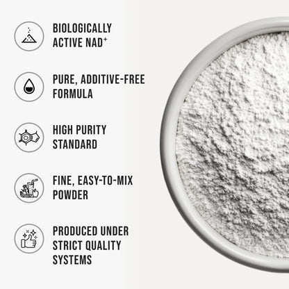 Pure NAD Powder Nicotinamide Adenine Dinucleotide Supplement Unflavored and Gluten-Free Premium Pure NAD Powder for Daily Wellness and Nutrition Support, 40g WHYZBuy Supplements Australia