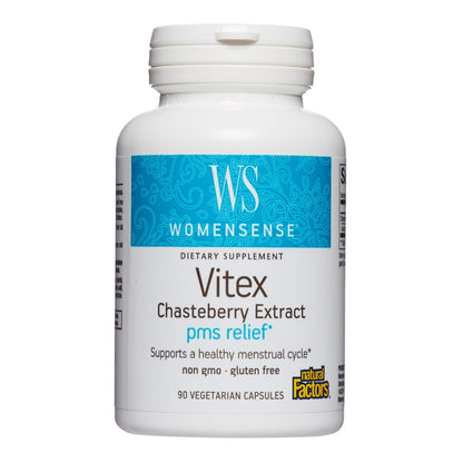 WomenSense by Natural Factors, Vitex Chasteberry Extract, Helps Sooth Symptoms of PMS and Menopause Natural FactorsBuy Supplements Australia