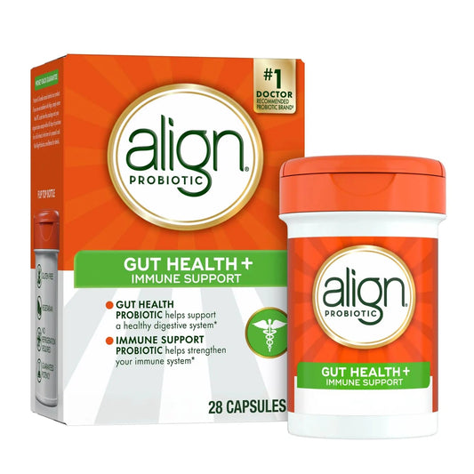 Align Probiotic, Gut Health + Immune Support Probiotic, Probiotics for Women and Men, Probiotics for Digestive Health and Immune Health, #1 Doctor Recommended Brand‡, 28 Capsules AlignBuy Supplements Australia