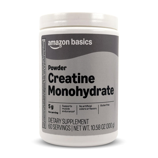 Amazon Basics Creatine Monohydrate Powder, 10.58 oz, 60 Servings Amazon BasicsBuy Supplements Australia