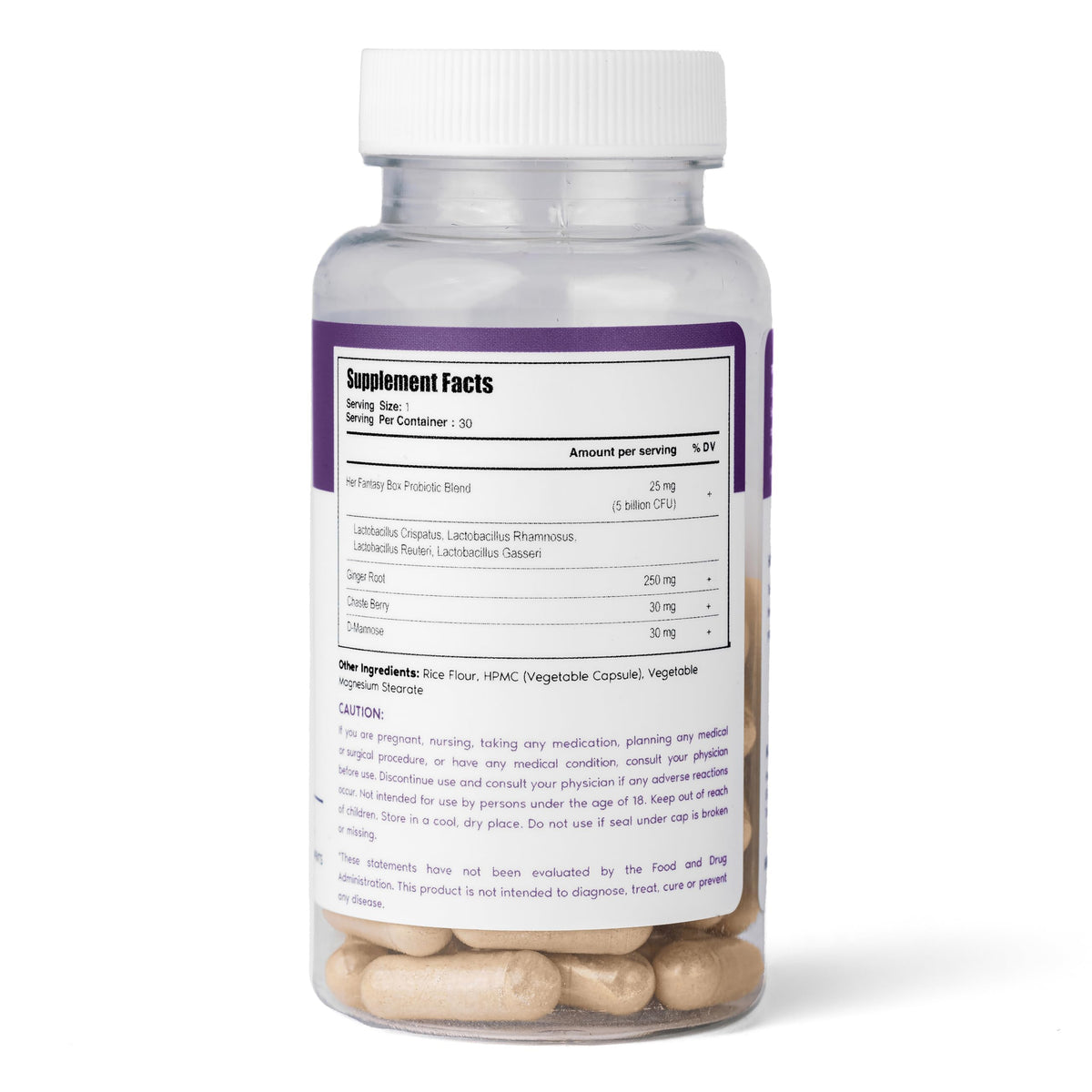 Her Fantasy Box | Healthy Box | Vaginal Probiotics for Women – Prebiotics + Advanced Lactobacillus Blend – Hormonal Balance, PMS Relief – Feminine Health Support with Cranberry & D-Mannose Her Fantasy BoxBuy Supplements Australia