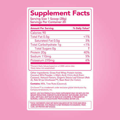 Clean Simple Eats Clear Protein Drinks, 20G Grass Fed Whey Protein Isolate, Ultra Filtered, Light & Refreshing Beverage, Low Lactose, No Artificial Ingredients,