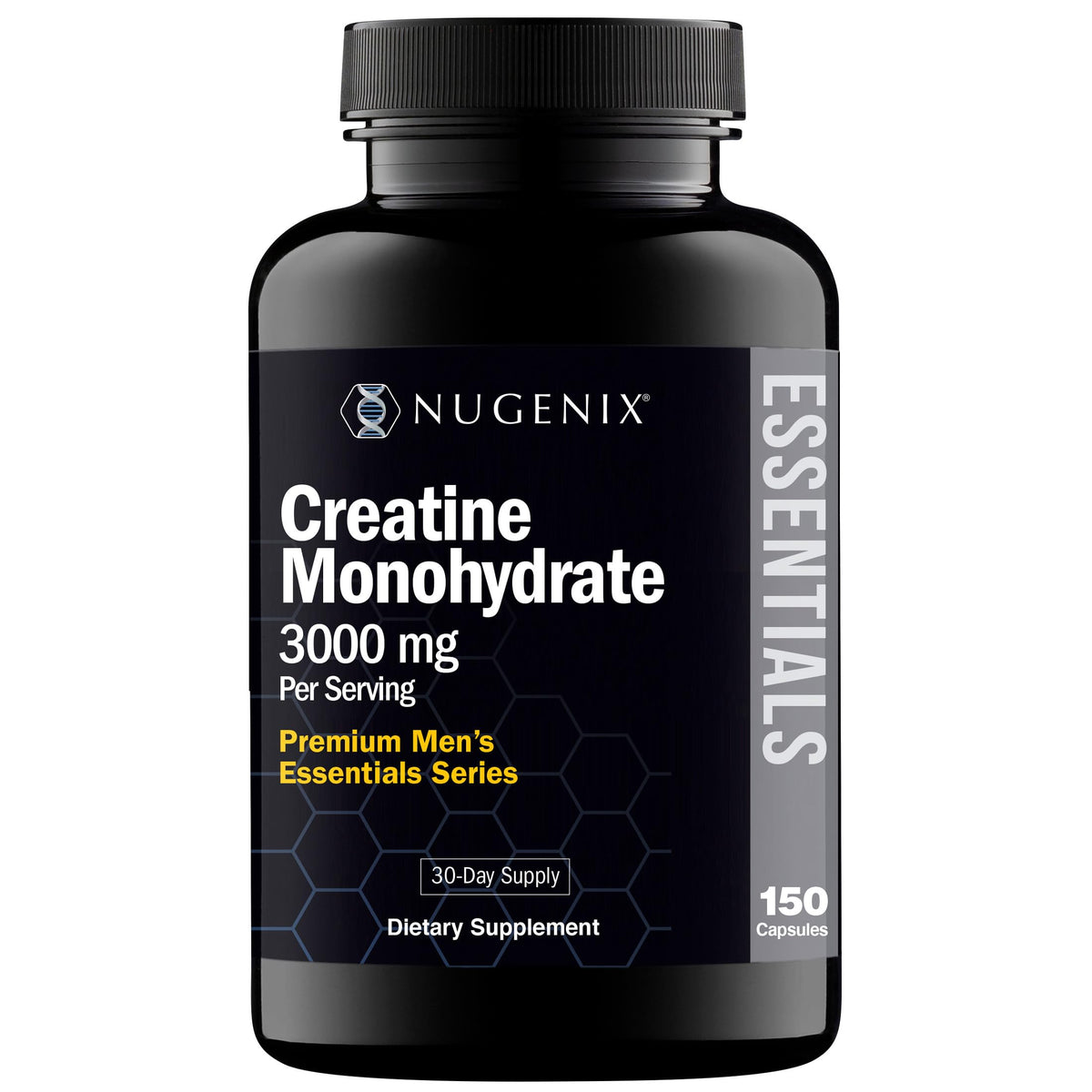 Nugenix Essentials Premium Creatine Monohydrate Pills Supplement, 3000mg, 150 Capsules NugenixBuy Supplements Australia