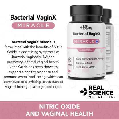 Real Science Nutrition Offers Bacterial VaginX Miracle - Nitric Oxide Enhanced Formulated Real Science NutritionBuy Supplements Australia