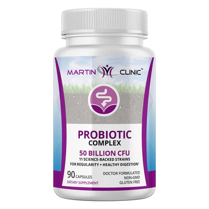 martin clinic Probiotic for Gut Health & Immune Support — Daily Digestive Balance, Bloating Relief & Better Nutrient Absorption — 60 Capsules martin clinicBuy Supplements Australia
