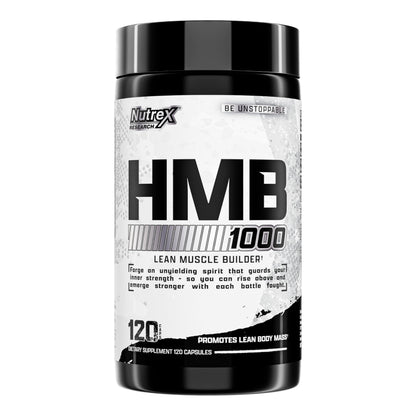 Nutrex Research HMB 1000 MG | Supports Muscle Recovery, Reduce Skeletal Muscle Damage, Increased Strength, Prevent Muscle Loss | 120 Capsules Nutrex Research buy supplements Au