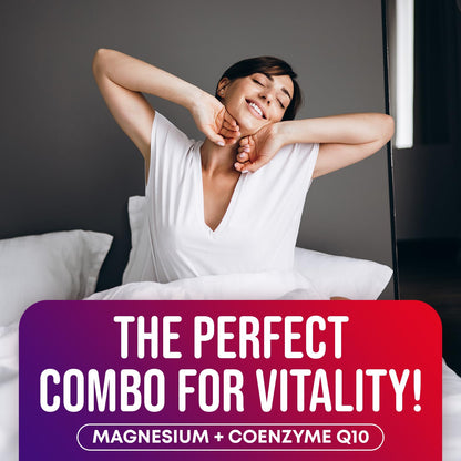 CoQ10 500mg + Magnesium Glycinate Gummies Bundle – High Absorption Coenzyme Q10 120 Softgels & 60 Sugar-Free Sleep Gummies – Heart, Energy & Mood Support – Enhanced Formula, USA Made JOYLI NutritionBuy Supplements Australia