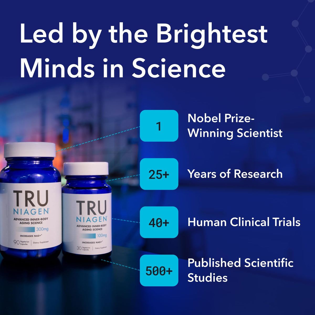 TRU NIAGEN Patented NAD Supplement for Brain Function, Anti Aging & Cell Regeneration, 300mg Niagen, 30 Servings | Supports Cellular Energy, Muscle | Nicotinamide Riboside (NR) Take 1 Daily | 1 Bottle TRU NIAGEN buy supplements Au