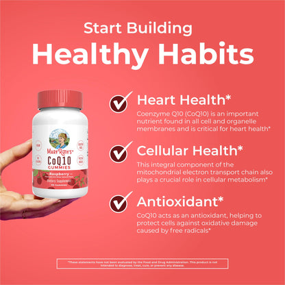 MaryRuth Organics CoQ10 Gummies | Coenzyme Q10 | Gummy Supplements for Heart Health & Cellular Health | Antioxidant | CoQ10 120 mg | Vegan | Non-GMO | Gluten Free | 60 Count | 1 Month Supply MARYRUTH'SBuy Supplements Australia