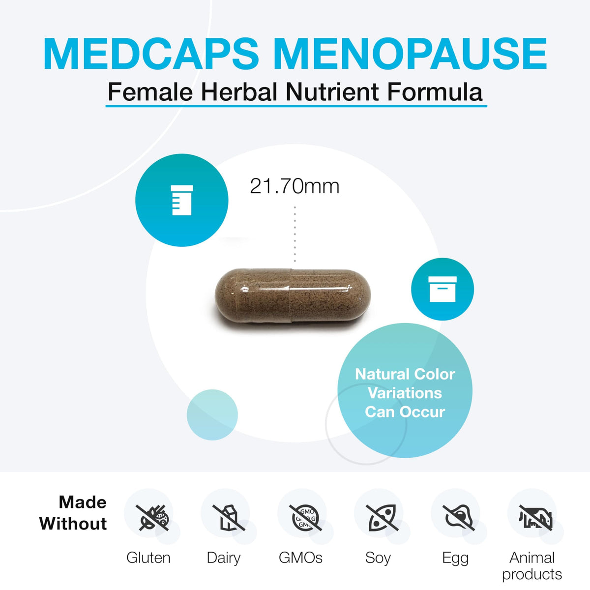 XYMOGEN Medcaps Menopause - Menopause Supplements for Women - Made with Dong Quai, Isoflavones, Ginseng Extract, Licorice Root + Black Cohosh - Gluten Free (120 Capsules) XYMOGENBuy Supplements Australia