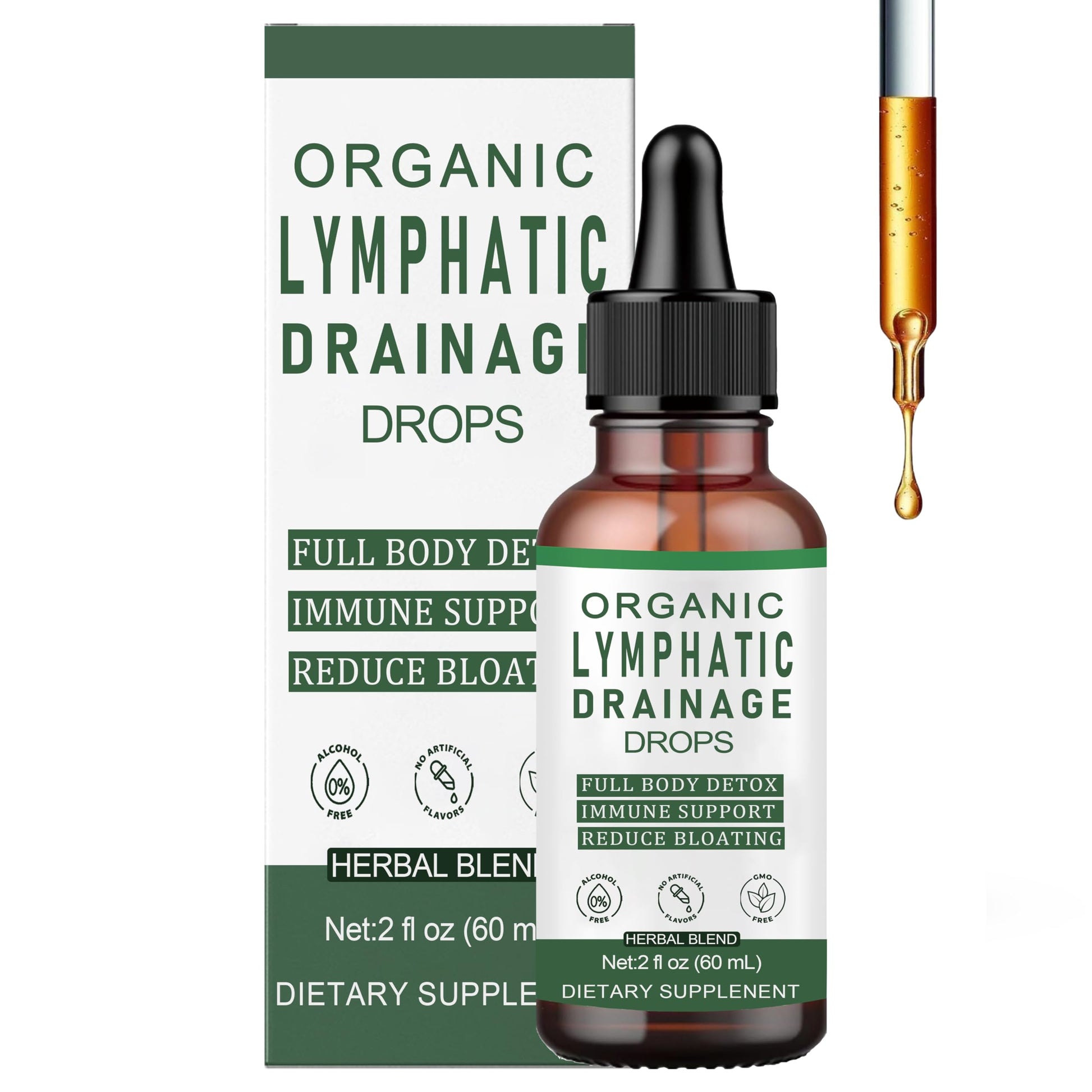 Slifthistle Lymphatic Drainage Drops, Lymphatic Support Liquid Drops, with Herbal Ingedients, Reduce Bloating, Full Body Detox & Cleanse, Promote Circulation, Vegan, Non-GMO (60ml) (1) Slifthistle buy supplements Au