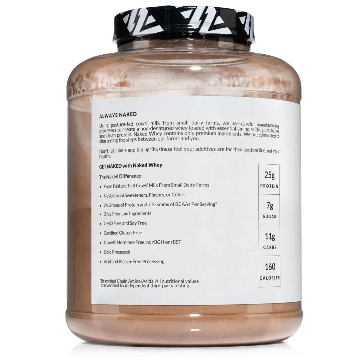 NAKED Whey Double Chocolate Grass Fed Whey Protein Powder, No GMO, No Soy NAKEDBuy Supplements Australia