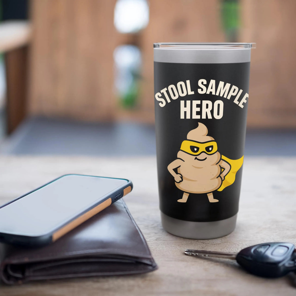 Microbiome Tester Gut Health Stool Sample Science Lab Poop Stainless Steel Insulated Tumbler Viome Technician Clinical Lab Tech Probiotic NerdBuy Supplements Australia