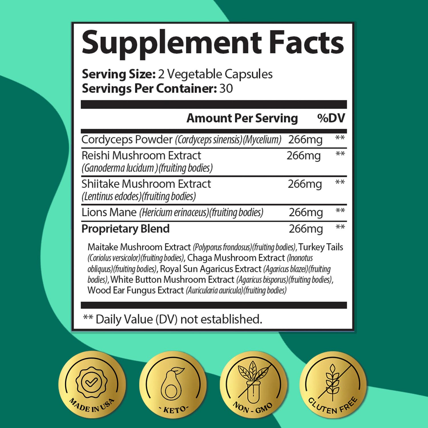 ColonBroom Mushroom Complex, Powerful Mushroom Blend with Cordyceps, Reishi, Shiitake, Lion’s Mane Extract for Energy, Immunity, Stress Relief & Cognitive Health - 60 Capsules, 30 Day Supply ColonBroomBuy Supplements Australia